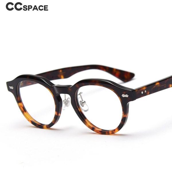 

retro round acetate upscale optical glasses frames men women fashion computer eyeglasses sunglasses, Black
