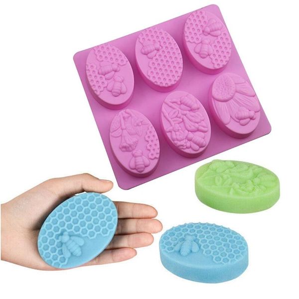 

craft tools diy handmade 3d soap mold honey bee shape silicone forms molds making
