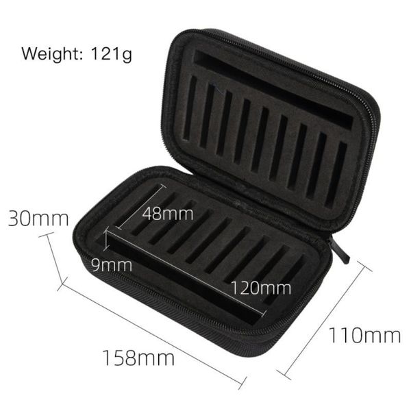 

fishing accessories lure black eva storage bag sequined iron bait protective case container bags