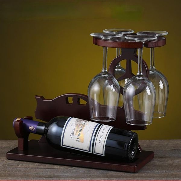 

tablewine racks solid wood rack ornaments creative wooden bottle display bracket decor