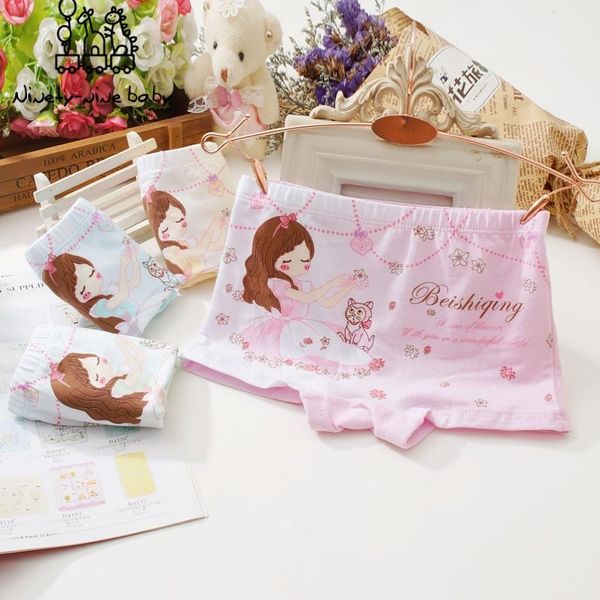 

6pcs/pack girls panties cotton kids underpants print briefs kid underwear cartoon for children's, Camo