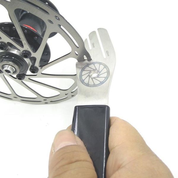 

tools mtb bike disc rotor flattening tool bicycle brake adjuster disk tray correction wrench cycling repair