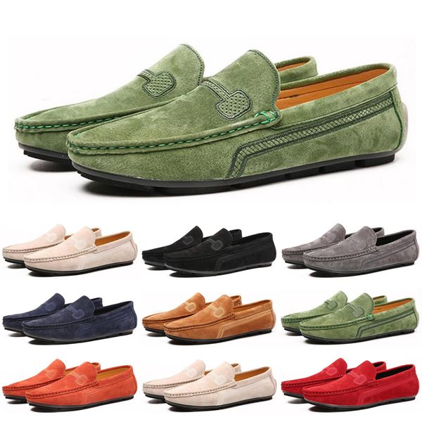 

designer men casual shoes black red loafers outdoor flat slip on fashion mens trainers sneakers size 40-47 color7