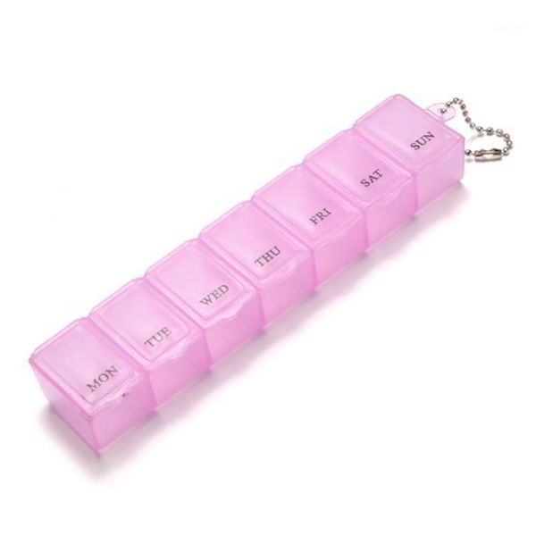 

storage bottles & jars 7 days weekly tablet box holder organizer container case ts2