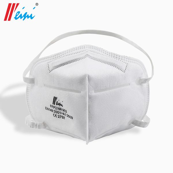 

factory outlet masks ffp2 nr 952 disposable respiratory protective mask head mounted dust and non oily particles