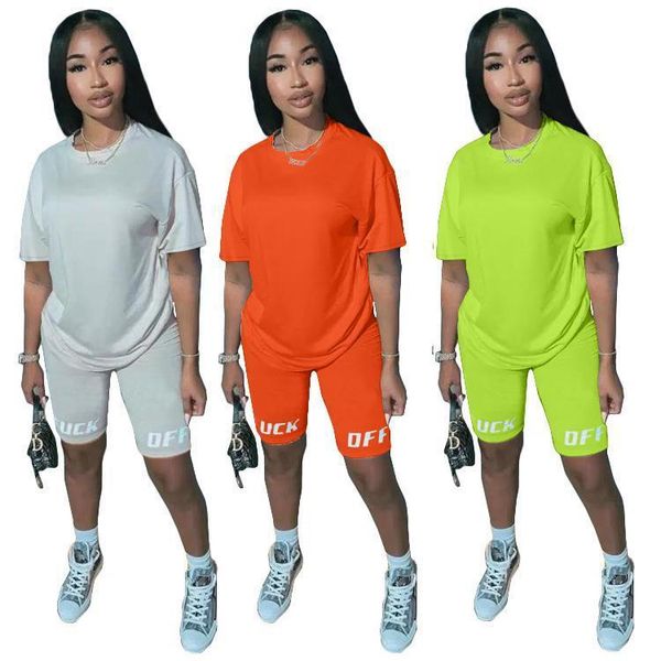 

2 piece set tracksuit short women tracksuits festival clothing neon crop and biker shorts club outfits two matching, Gray