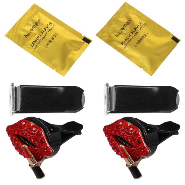 

sets car vent air freshener interior decor lip
