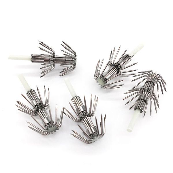 

#2.0 - #4.0 20pcs fishing hooks luminous squid jig wood shrimp umbrella