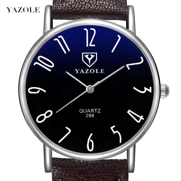

wristwatches yazole korean fashion quartz watches waterproof luminous clock price brand men's watch women's couple wrist, Slivery;brown
