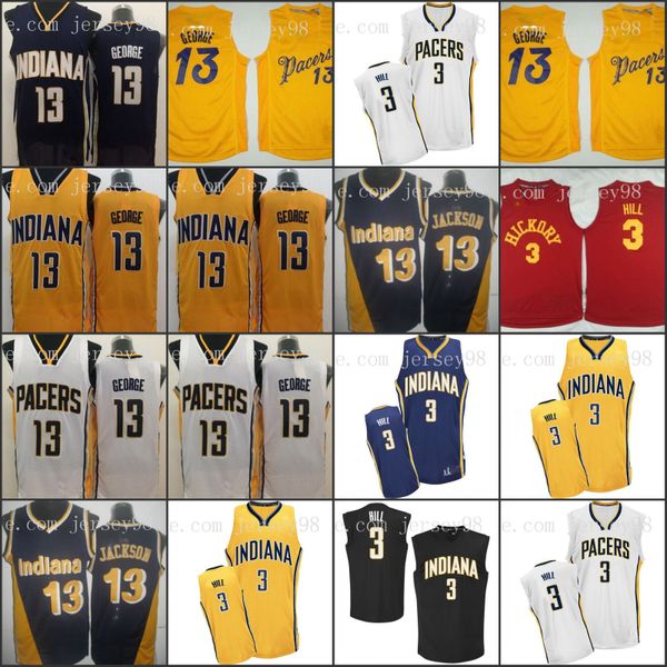 

indiana pacers men #13 mark jackson men retro basketball jersey, Black