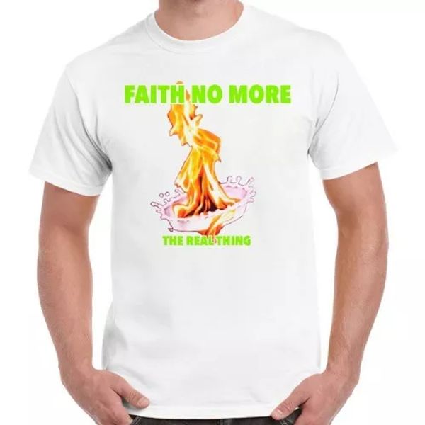 

faith no more the real thing 89 mike patton mr.bungle retro t shirt 526, White;black