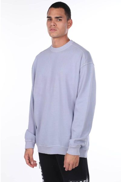 

men's hoodies & sweatshirts oversize lilac mens bike collar sweatshirt, Black