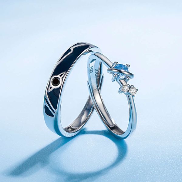 

dream s925 sier planet couple ring fashion personality for men and women, Silver