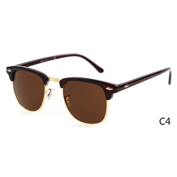 

semi-rimless polarized classic sunglasses 2020 men's women square sun glasses men oculos de sol gafas uv400 retro eyewear, White;black