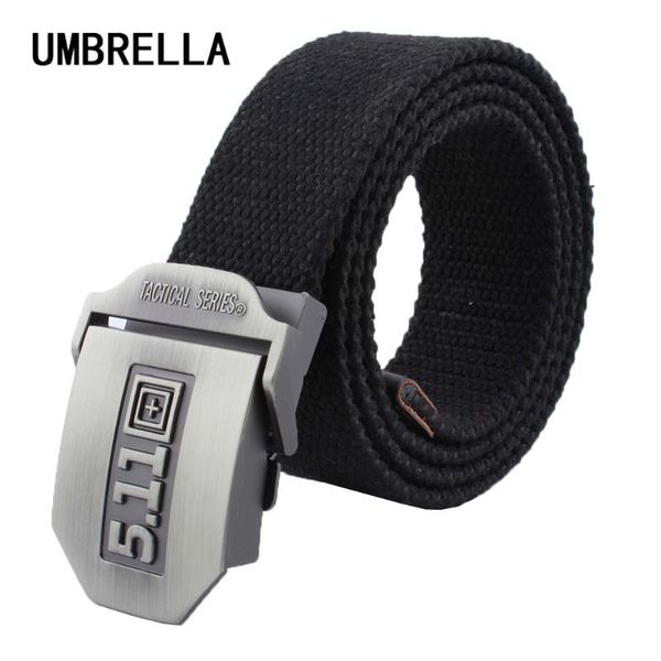 

official authentic outdoor canvas belt military training alloy buckle designer men's belts, Black;brown