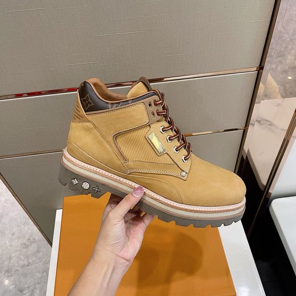 

new season shoes fashion men's leather luxury designer lace up platform oversized sole sneakers white black casual b39