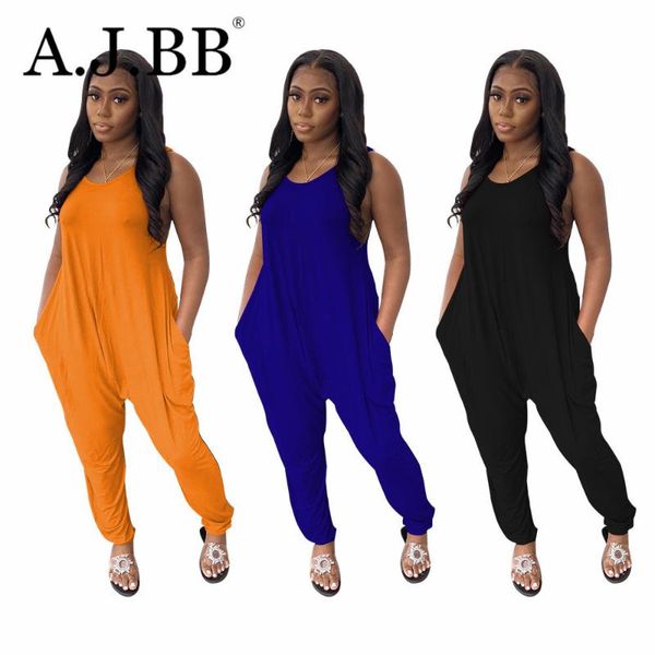 

gym clothing 2021 casual solid color loose one-piece pants fashion o-neck sleeveless women's vest, White;black