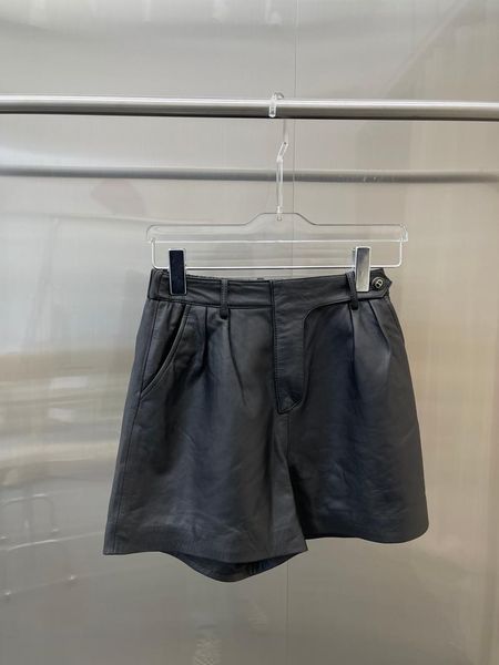 

women's shorts 2021 women fashion loose casual pocket leather 0804, White;black