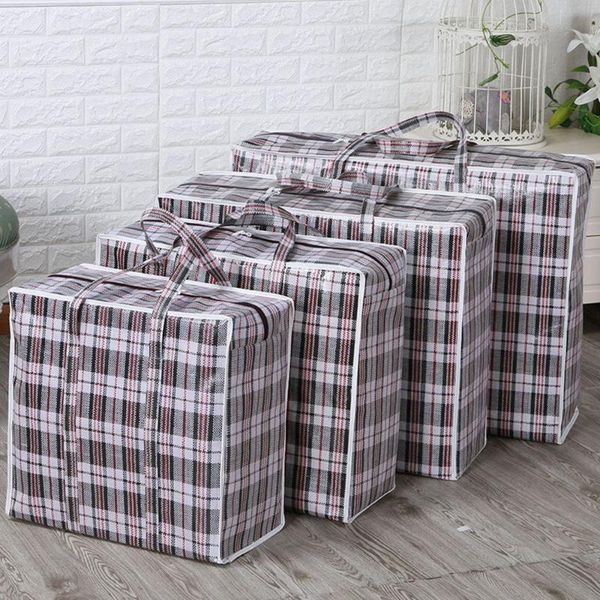 

big jumbo home laundry plastic package bags large zipper reusable strong storage bag holder pouch organizer