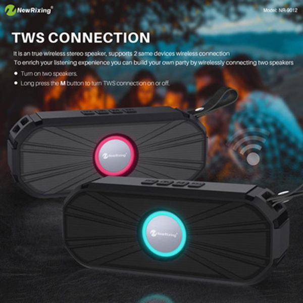 

wireless bluetooth speaker overweight subwoofer home small stereo music center colorful lights portable speakers u disk aux tf