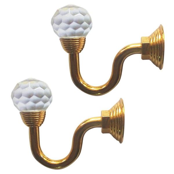 

other home decor 2pcs curtain tassel hanger holder crystal decorative tieback hooks clothes drapery tiebacks accessories