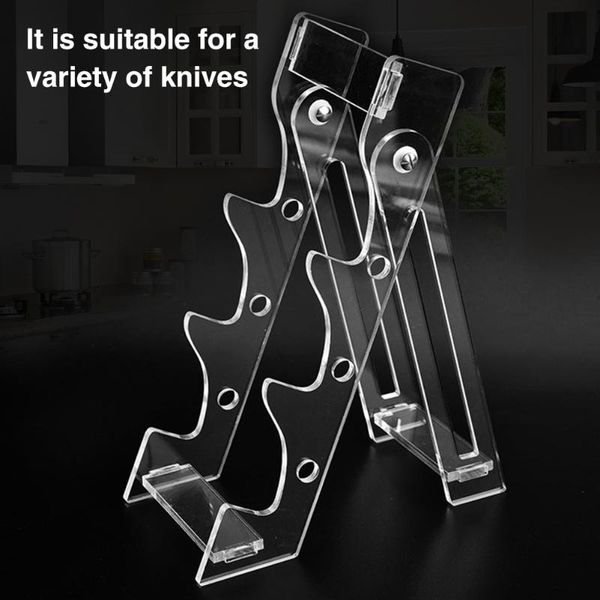 

hooks & rails display stand home office 3 slot multifunctional acrylic holder portable for pen transparent anti slip kitchen horizontal