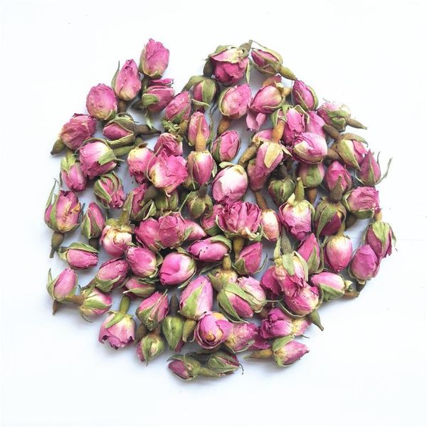 

decorative flowers & wreaths 100g natural dried pink rose flower bud girl women gift fragrant red buds organic