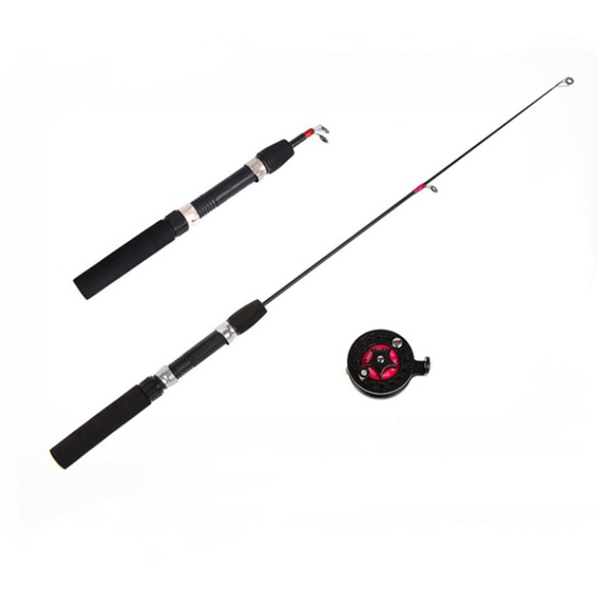 

boat fishing rods rod ice winter with reel outdoor sports folding mini metal wheel set