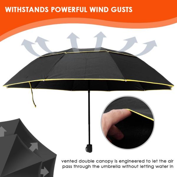 

umbrellas anti uv big umbrella rain women folding windproof sun large men hi-q corporation female parasol paraguas chinese