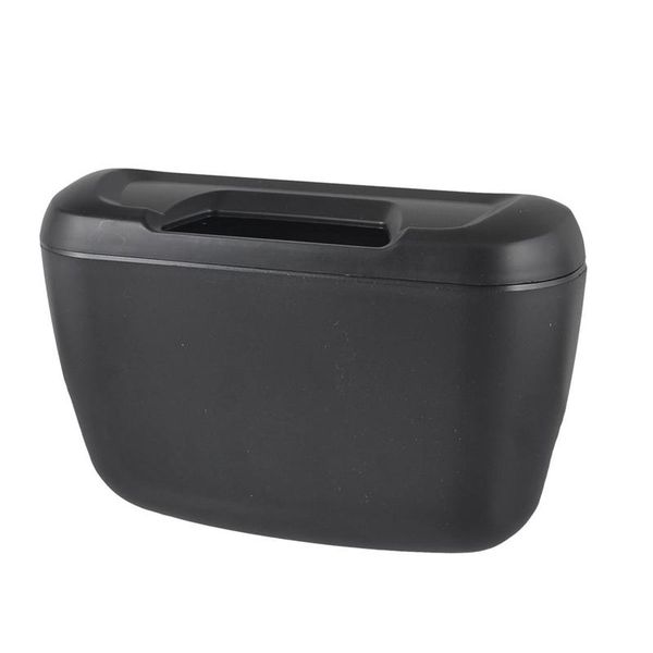

car organizer black plastic vehicle auto goods trash bin garbage box w hook
