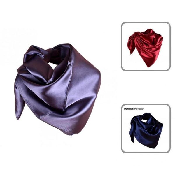 

scarves flat workmanship good air permeability pure color women headscarf scarf for daily life, Blue;gray