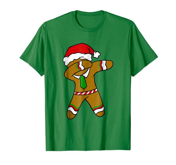

Dabbing Gingerbread Necktie Funny Xmas Holiday Pun T-Shirt, Mainly pictures