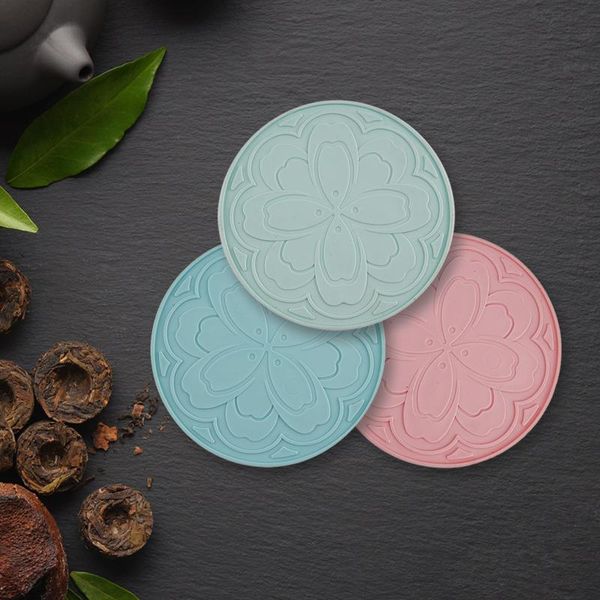 

mats & pads kitchen pot mat home anti- casserole placemat thick round insulation pad soft silicon