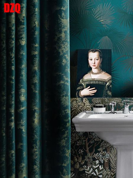 

high-end atmosphere nordic simple light luxury european-style blackout velvet curtains for living room bedroom high shading curtain & drapes