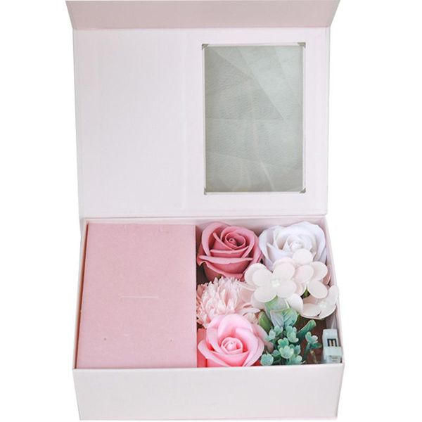 

gift wrap beautiful rose flower jewelry box for valentine's day mother's exqusite