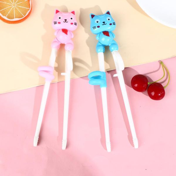 

chopsticks 1 pair cartoon animal head children eating training baby learning