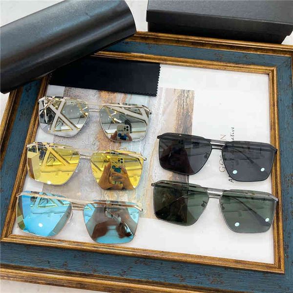 

2022 factory wholesale paris fashion square double beam sunglasses star same sunglasses, White;black