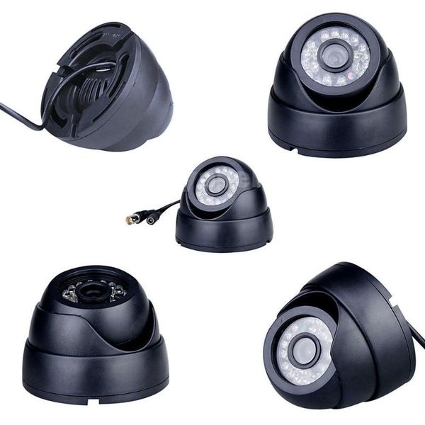 

1/3" cmos 2000tvl 24pcs ir led ir-cut 6mm lens dome camera night vision surveillance security cctv infrared ip cameras