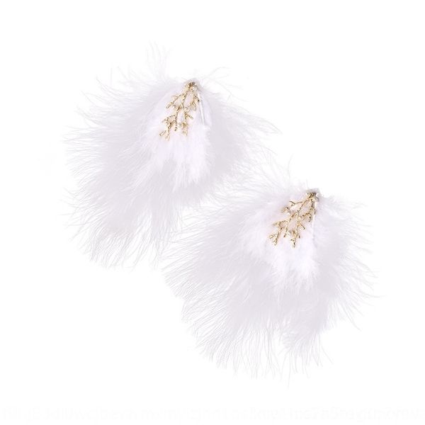 

gnp style simple feather back horizontal korean simple feather hairpin back horizantique hairpin korean jewelry barrettes duck beak cli, Golden;silver