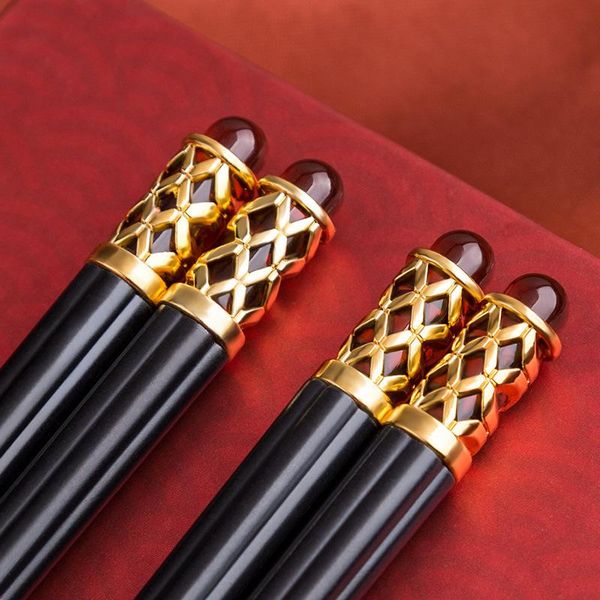 

chopsticks chinese style el alloy household non-slip non-deformation