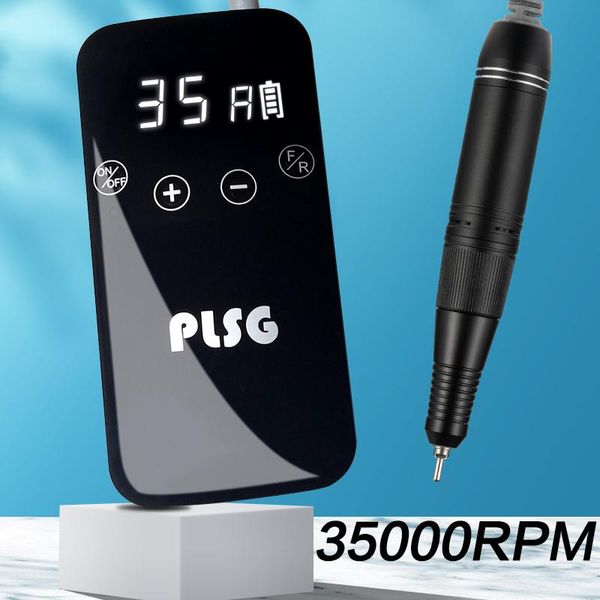 

portable 35000rpm nail drill machine professional gel polisher electric file for manicure & accessories