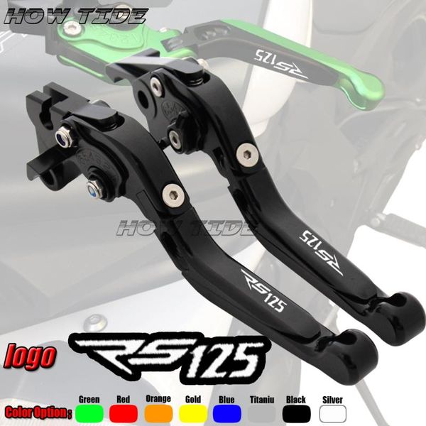 

motorcycle brakes cnc extendable foldable brake clutch levers for aprilia 125 2006-2010 2007 2008 2009