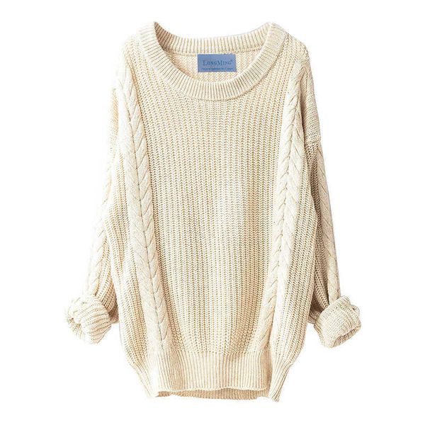 

men's sweaters gola feminina de qualidade europa estados unidos blusas o-pescoo atmosfera senhora cores puras s ti3n, White;black