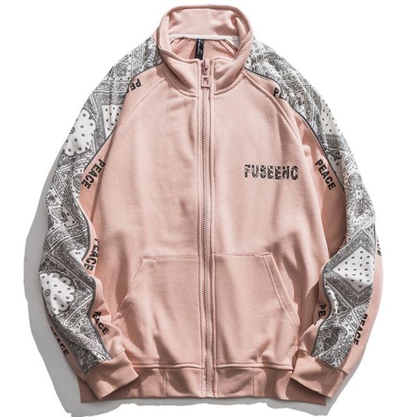 

men's jackets high street jacket men cashew letter print reflective windbreaker spring 2021 patchwork bomber couples, Black;brown