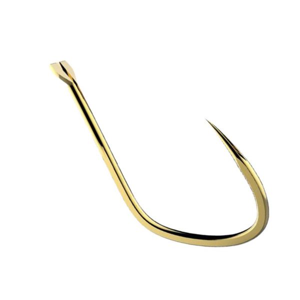 

fishing hooks 100pcs hook baits lead tackle accessaries(gold)