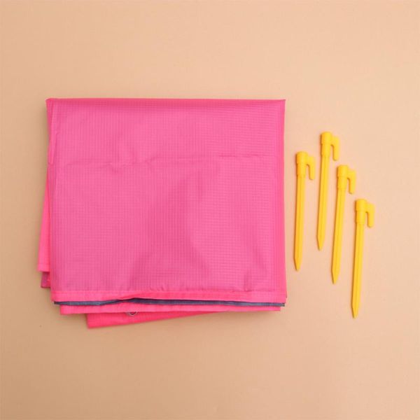 

outdoor picnic mat waterproof polyster grid cloth portable storage bag for camping travel ) pads