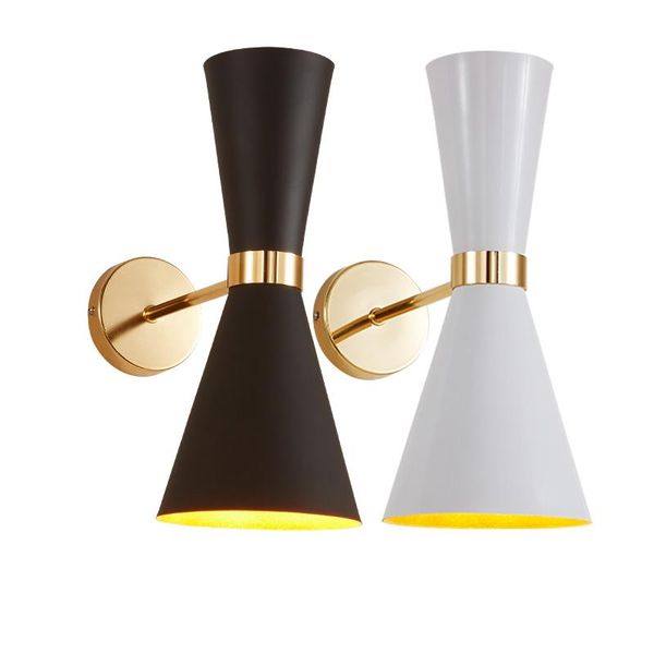 

nordic creative industrial minimalist style bedroom bedside lamp wall lamps