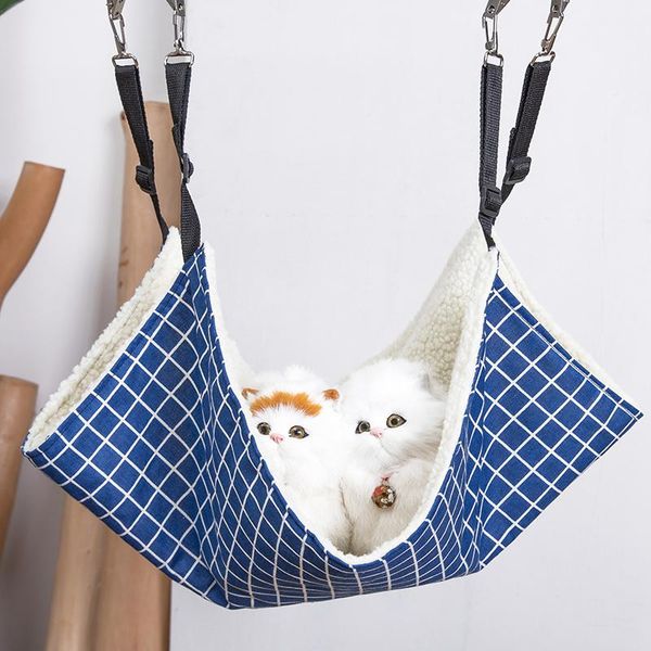 

cat beds & furniture round pet bed dog winter warm sleeping house window hammock mat basket camas para gato products jj60mw