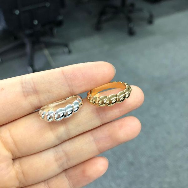 

wedding rings retro croissant for women braided twisted signet chunky dome ring stacking band jewelry statement party bff, Slivery;golden
