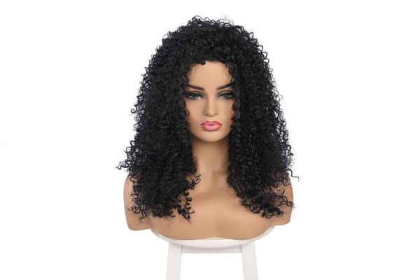 

women's small curly wig rose net fluffy headgear, Black;brown